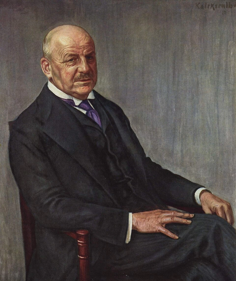 Leopold von Kalckreuth - Ritratto di Alfred Lichtwark (1912), Hamburger Kunsthalle